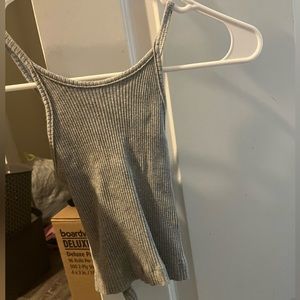 Grey halter tank